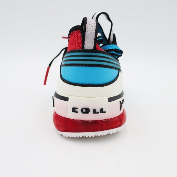 NIB Puma Toori Run C Anime-Inspired Sneaker Blue-White-Flame Scarlet Mens Size 7 - Picture 5 of 16